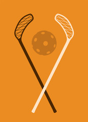 Floorball sport design