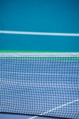 tennis court with net background