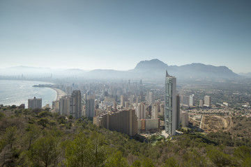 Obraz premium benidorm skyline