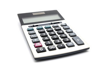 calculator on white background