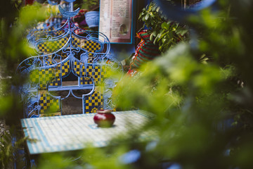 Cafe in Chefchaouen.