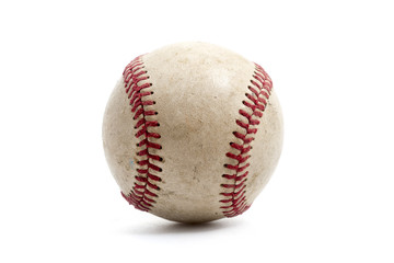 baseball ball on white background. © bigjom