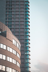 Modern building with reflective windows