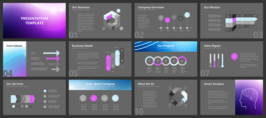 Business presentation templates