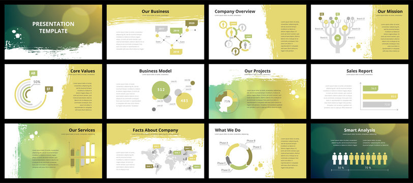 Business presentation templates