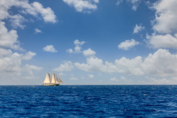 Sailing in the Caribbean