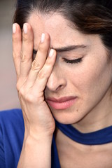Fototapeta premium Stressful Female Woman