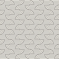 Vector seamless pattern. Modern stylish abstract texture. Repeating geometric tiles..