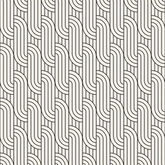 Vector seamless pattern. Modern stylish abstract texture. Repeating geometric tiles..