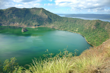 Naklejka premium Taal Volcano Luzon Island - Philippines