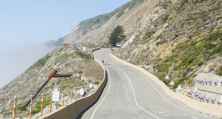 Beautiful route around the California coast