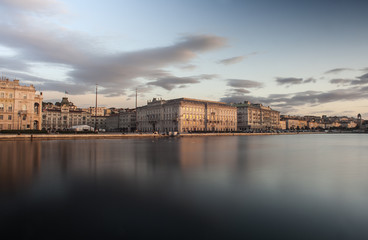 Obraz premium The Lloyd Triestino building, Trieste