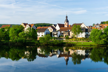 Fototapeta na wymiar Kreuzwertheim Panorama main