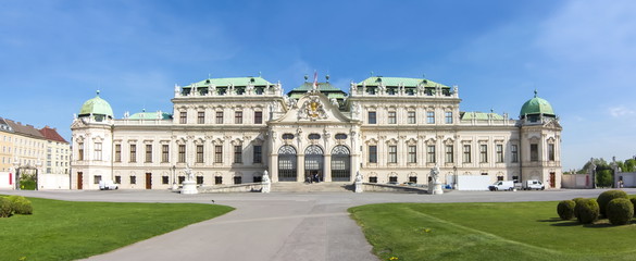 Obraz premium Upper Belvedere palace, Vienna, Austria