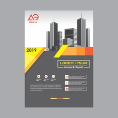 cover, layout, brochure, magazine, catalog, flyer for company or report
