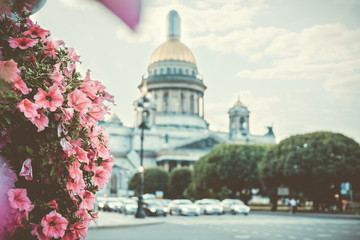 Saint Isaac's Cathedral in St. Petersburg. Russia