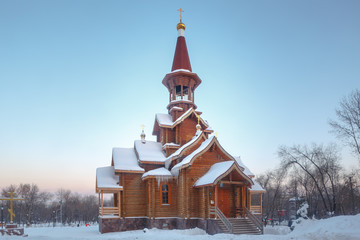 Wooden church in Samara