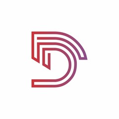 letter logo design for graphic, typography and creative font
