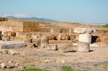 Ancient Etruscan city of vulci