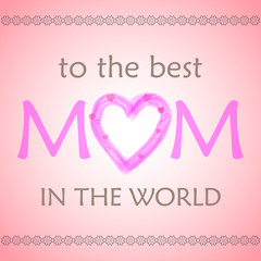 Happy Mother's Day greeting card
