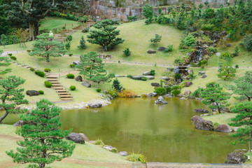 Fototapeta na wymiar Kanazawa gardens, Japan