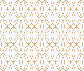 Fototapeta premium geometric line ornament seamless pattern, modern minimalist styl