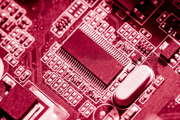 Abstract,close up of Mainboard Electronic computer background.
(logic board,cpu motherboard,Main...