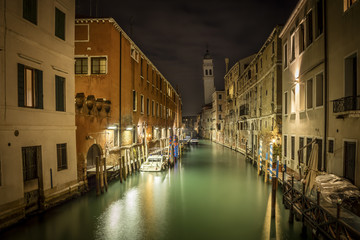 Fototapeta na wymiar Venice by night.