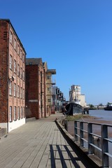 Former warehouses beside the River Hull, Kingston upon Hull.