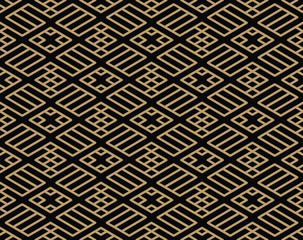 geometric seamless pattern with line, modern minimalist style pa