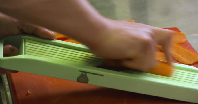 carrotte rap&eacute;e en gros plan