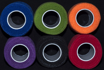 Fabric rolls color texture