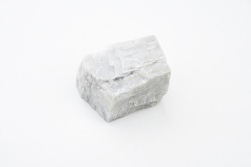 calcite mineral isolated over white