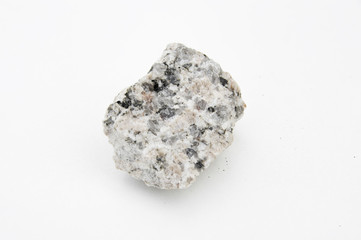 moyite rock isolated over white