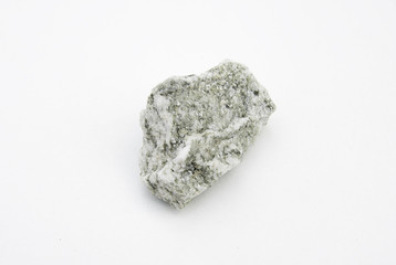 gneiss rock isolated over white