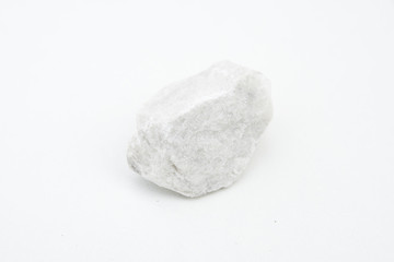 marble rock isolated over white