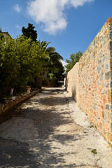 Picturesque old streets of Greece