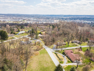 Aerial of Homes in North York, Pennsylvania