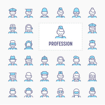 Profession & Occupation Icon Set