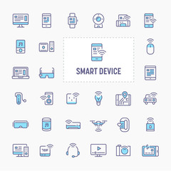 Smart Gadget & Device Icon Set