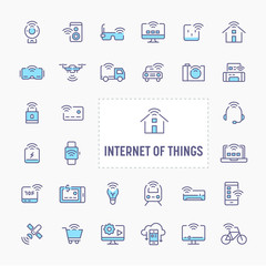 Internet of Things Icon Set