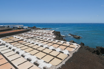 Salzgewinnung im Meer