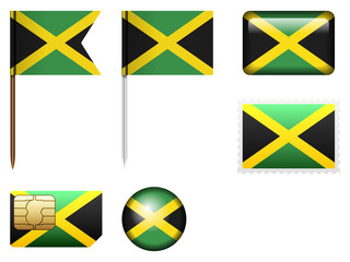 Jamaica flag set