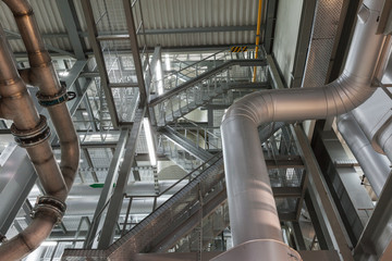 Power station pipes