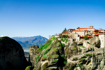 Fototapeta na wymiar Isolated Monastery of Meteora