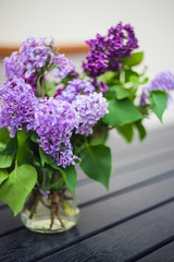 Spring lilac flower concept