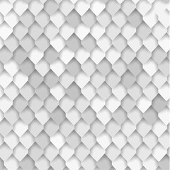 Grey roofing texture with rhombic 3d pattern - vector eps10 seamless illustration
