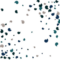 Festive Background with Colorful spirals. Trendy Pattern for Postcard, Print, Banner or Poster. Pretty spirals For Party Decoration, Wedding, Birthday or Anniversary Invitation. Vector