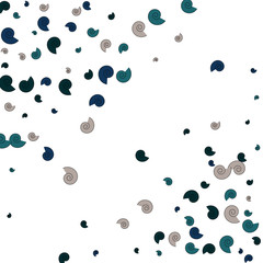 Festive Background with Colorful spirals. Trendy Pattern for Postcard, Print, Banner or Poster. Pretty spirals For Party Decoration, Wedding, Birthday or Anniversary Invitation. Vector