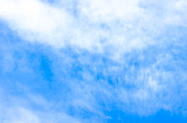 Dream clouds on a blue sky